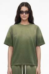 Unisex Loose Splatter Tee - Wash Vintage Air Mamba