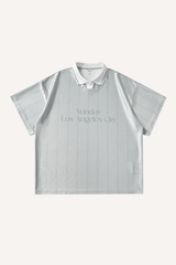 Men's Spring Summer Retro Acetate Stripe Colorblock Polo