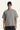 Men's Streetwear  Embroidered Raw-Edge Drop-Shoulder T-Shirt