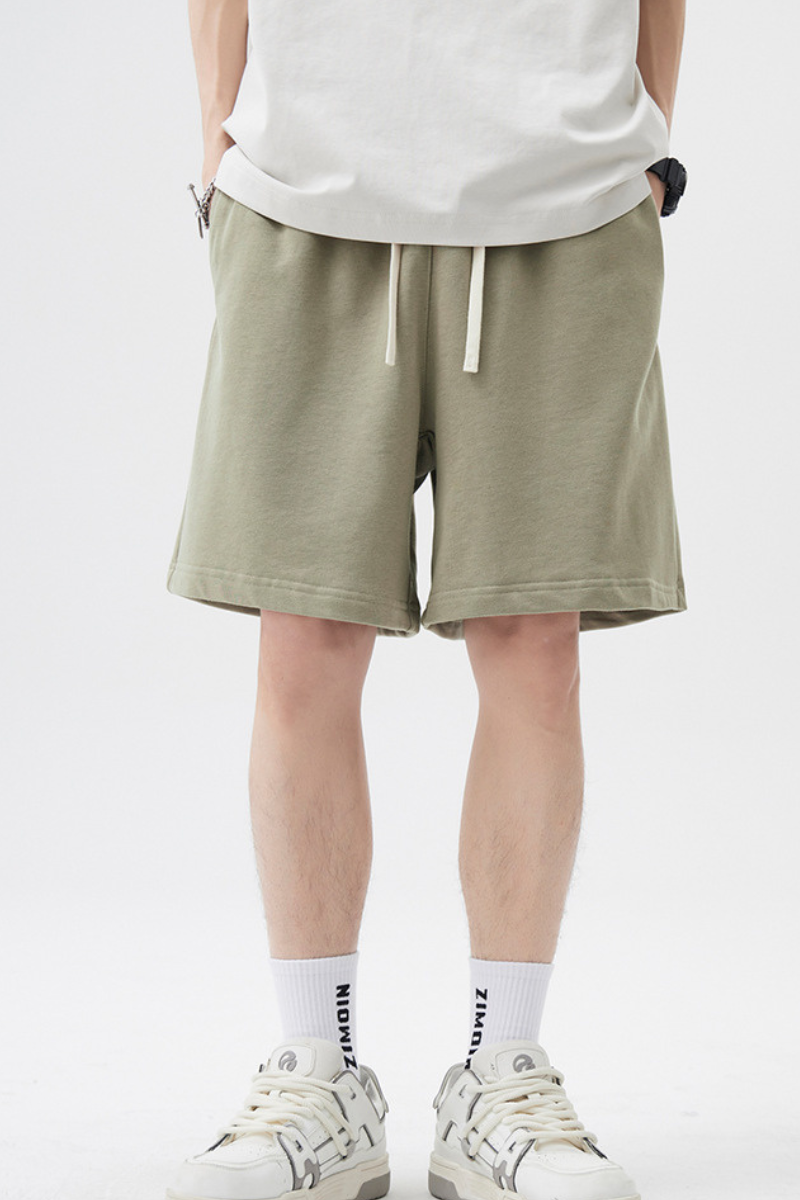 Men's Spring Summer 340g Terry FOG Style Oversized Shorts