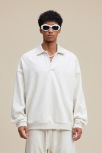 Men's Stand-Collar Pullover Hoodie