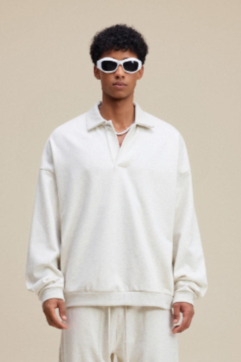 Men's Stand-Collar Pullover Hoodie