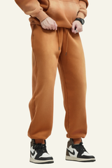 Men's  Streetwear Washed Fleece-Lined Gradient Cuffed Pants