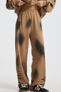 Men's Cotton Streetwear Washed  Gradient Sweatpants