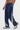 Men's Color Block Elastic Drawstring Cuff Wide Leg Pants
