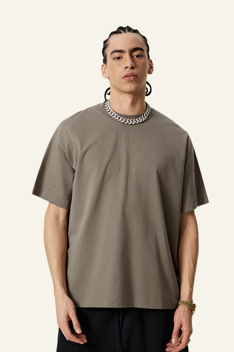 Men's Solid Color Quick-Dry Cotton T-Shirt