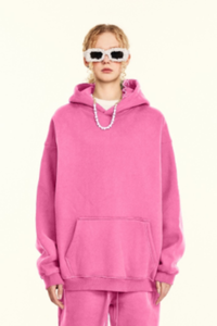 Women's  Solid Color Over Size Hoodie