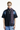 Men's Oversized Solid Cooling Powder Puff Print T-Shirt