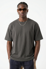 Men's 250g Cotton Double Layer Set-in Basic Tee