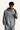 Men's Cotton Vintage Faux-Two-Piece Hoodie.
