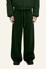 Men's Cotton Streetwear Drawstring Cuffed Sweatpants