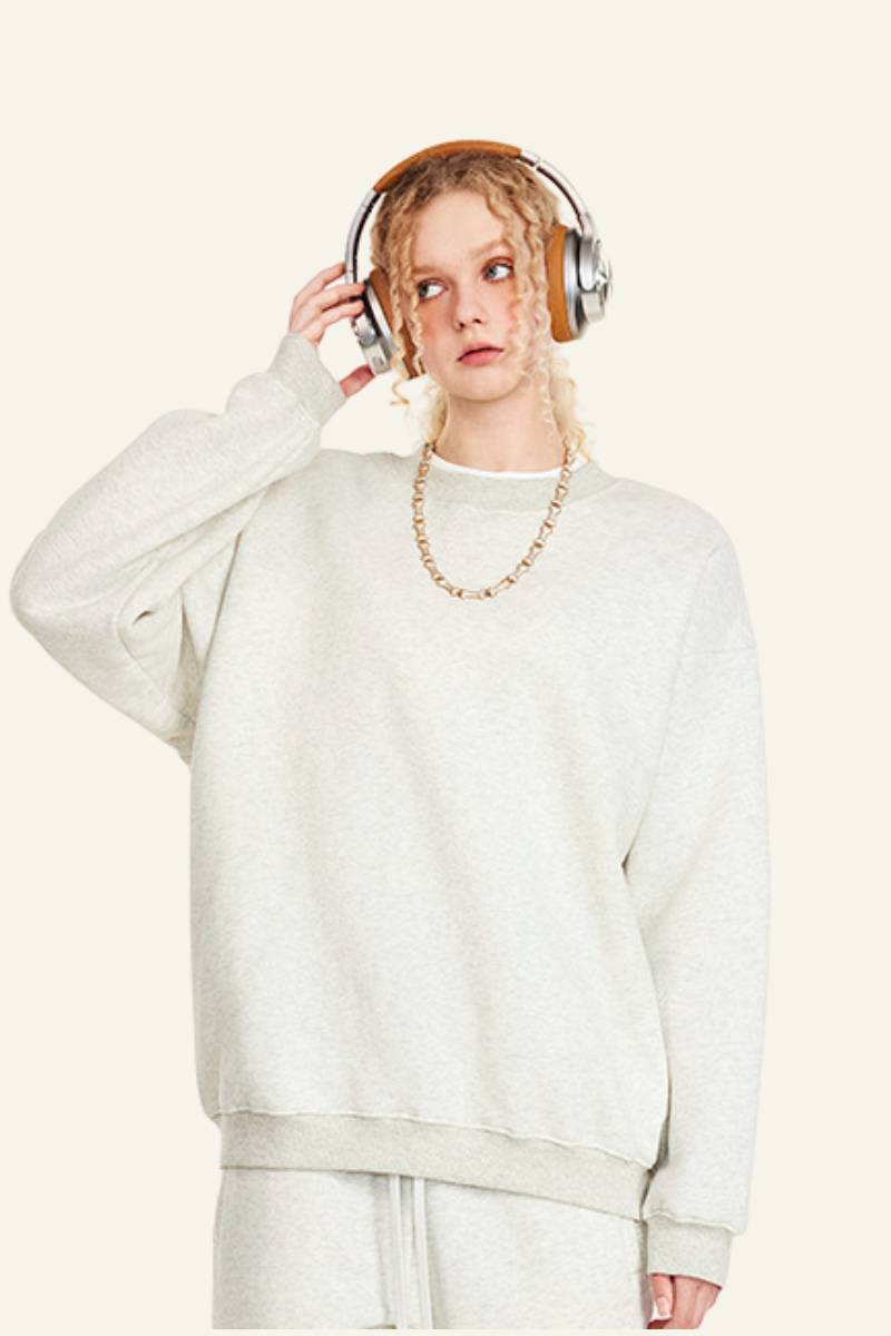Women's  Streetwear Heavyweight  Pullover