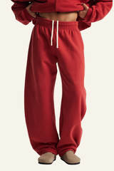 Unisex Fleece-lined Versatile Curved-blade Pants