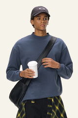 Men's Skin-friendly Double-sided Small High-neck Sweatshirt