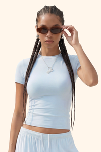 Women's Summer 200g High Stretch Slim Sports Tee