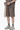 Men's 330g Cotton Washed Elastic Raw Stripe Webbing Shorts