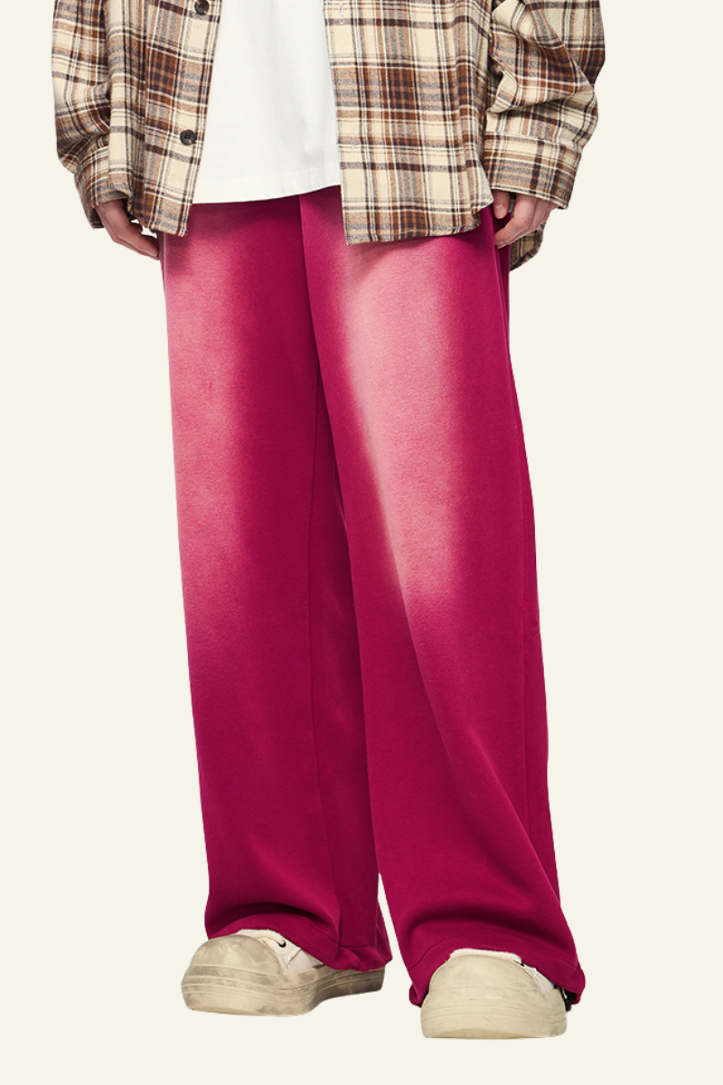 Men's Streetwear Gradient Draped Wide-Leg Pants