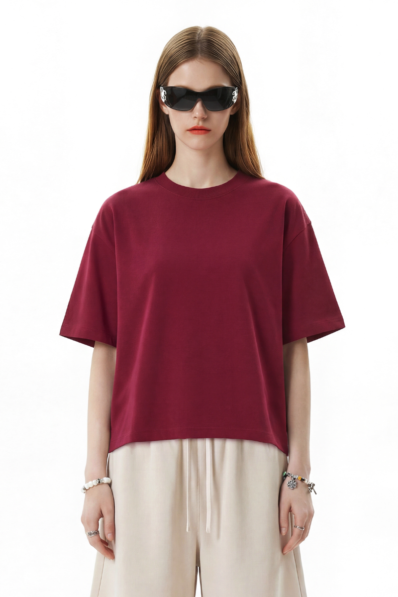 Women's Summer 255g Crewneck Cooling Boxy Oversized Tee