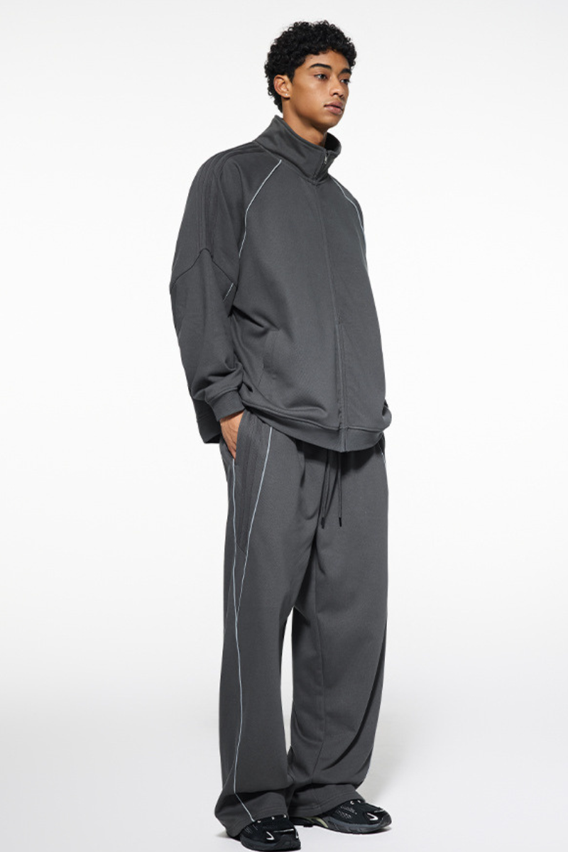 Men's Fall 365g Reflective Stripe Relaxed Straight Sweatsuit
