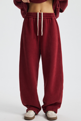 Men's Streetwea Distressed Curved-Blade Sweatpants