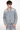 Men's 385g Washed Patchwork Denim StandCollar Zip Jacket