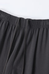 Men's Streetwear Relaxed High-Elastic Straight-Leg Pants
