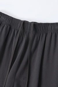Men's Streetwear Relaxed High-Elastic Straight-Leg Pants