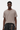 Men's Summer Button Placket Oversized Tee - Natural Fabric