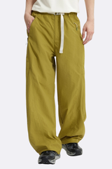Men's 3D Cut Secure Zip Waterproof Drawstring Cargo Pants