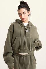Women's Lightweight Full Zipper Hooded Jacket