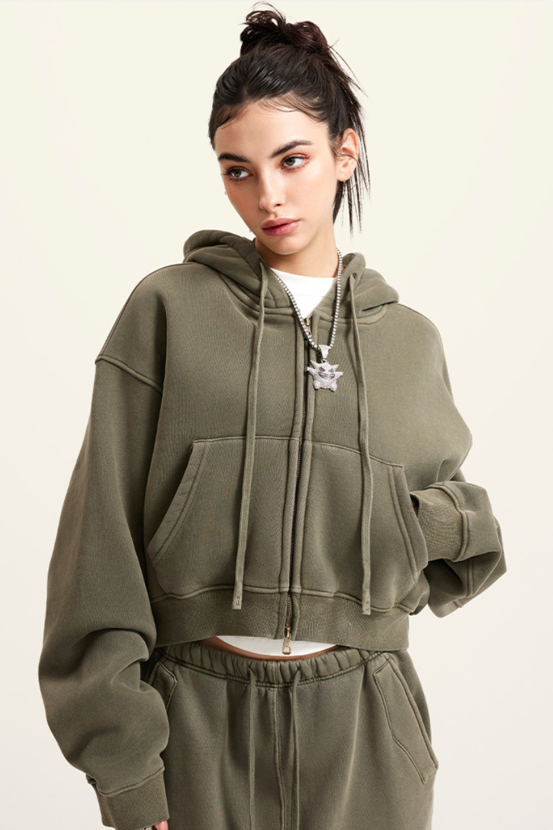 Women's Lightweight Full Zipper Hooded Jacket