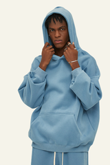 Men's Streetwear 350G Heavyweight Oversize Solid Hoodie