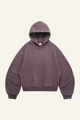 Men's Streetwear Short Curved-Hem  Hoodie