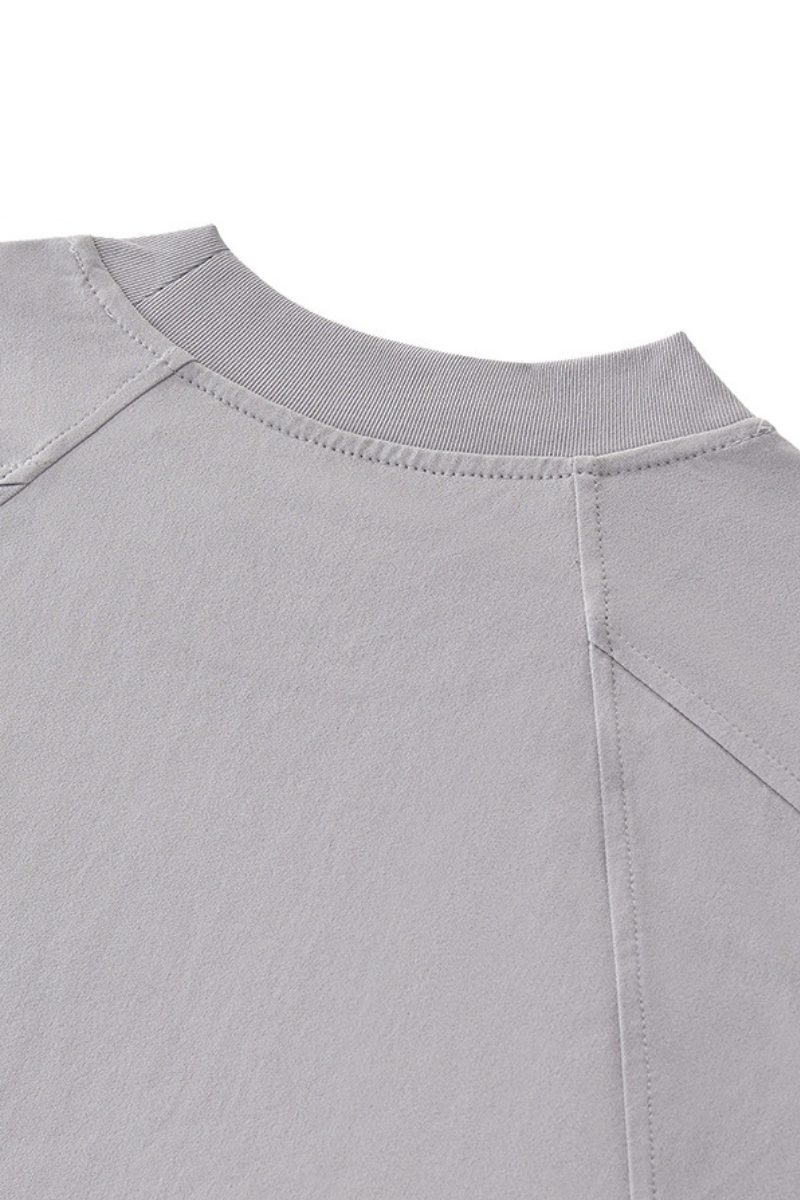 Men's 180g Polyester Cropped Oversized Cooling Tee