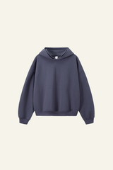 Men's Streetwear Short Loose-fitting Drop Shoulders Hoodie
