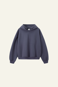 Men's Streetwear Short Loose-fitting Drop Shoulders Hoodie