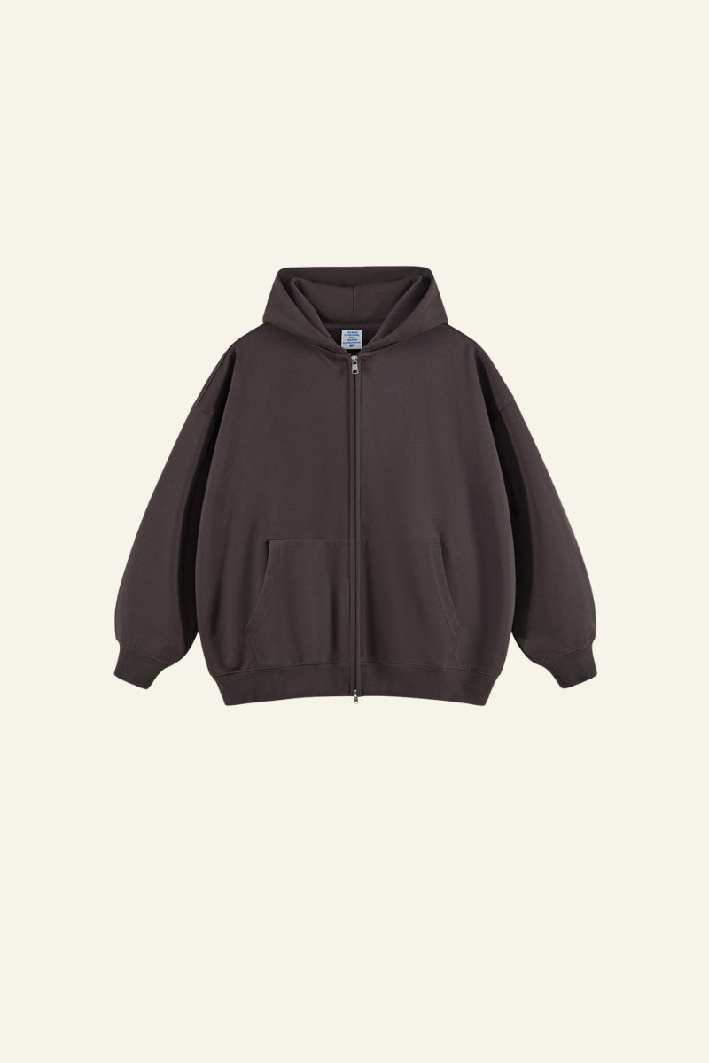 Women's  Streetwear Full Zipper Hooded Jacket