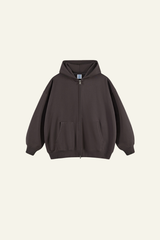 Women's  Streetwear Full Zipper Hooded Jacket
