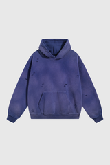 Women's Streetwear Washed 360G Heavyweight Cut Hoodie