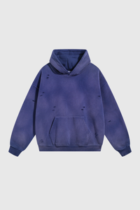 Women's Streetwear Washed 360G Heavyweight Cut Hoodie
