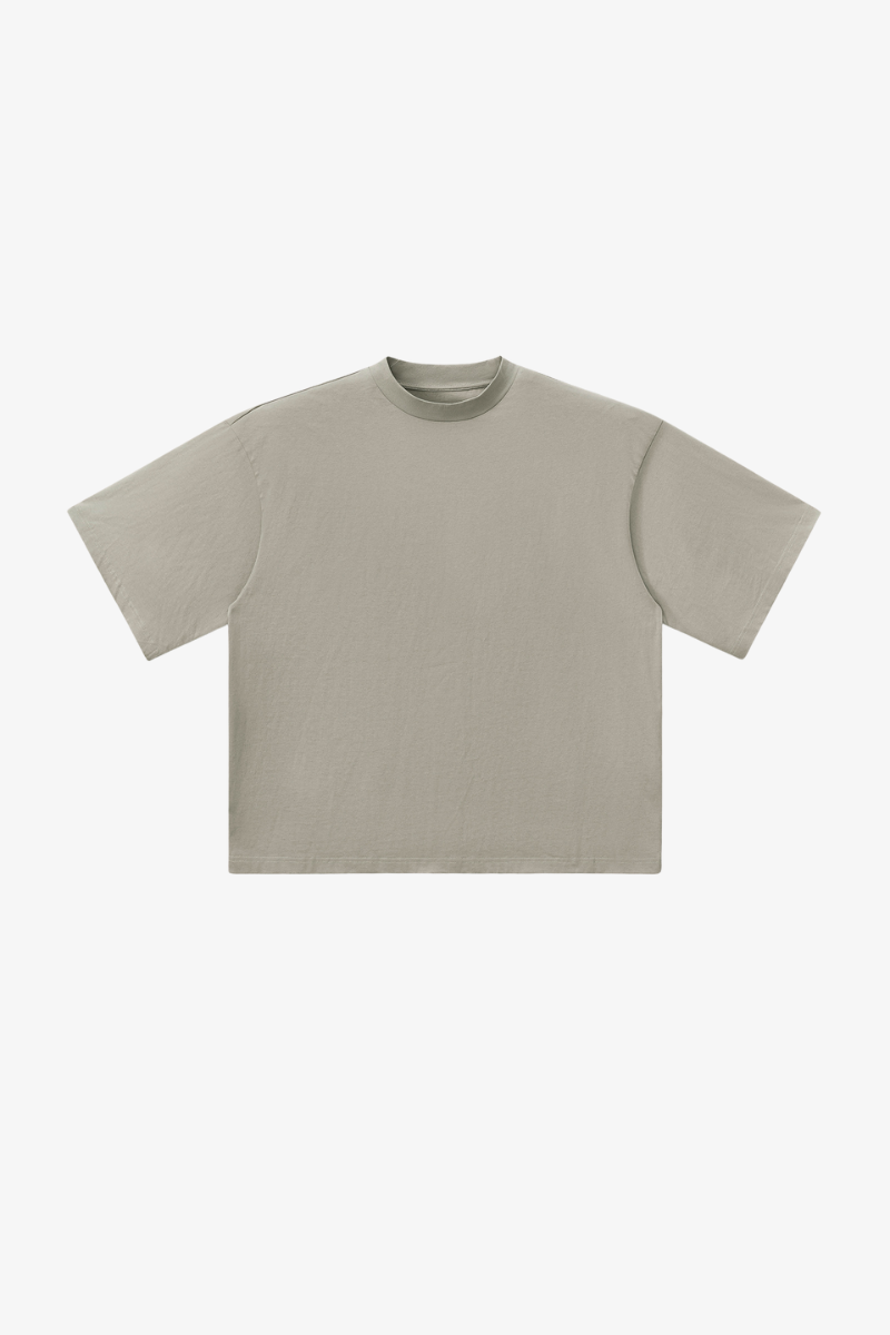 Women's Retro Cotton Drop-Shoulder Solid T-shirt
