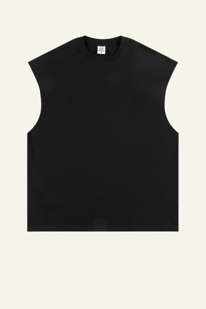 Men's Streetwear Heavyweight Cotton Sleeveless Top