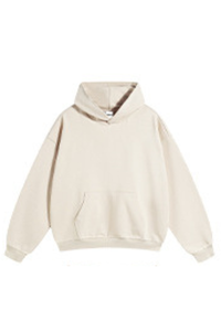 Women's FallWinter 430g Terry Solid LooseDropShoulder Hoodie