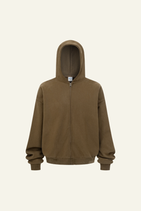 Men's Streetwear Full Zipper Hooded Jacket