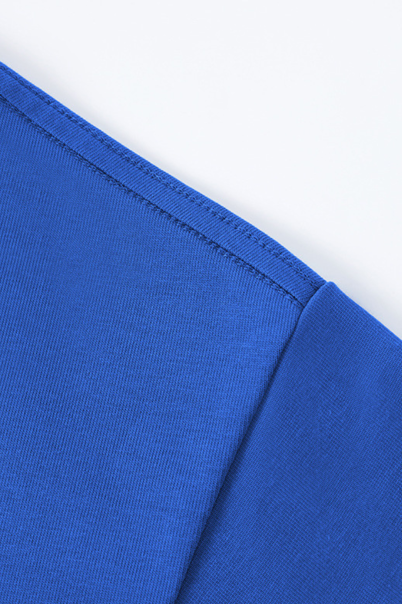 Women's 305g Cotton Colorblock Knit Boxy Crewneck Tee