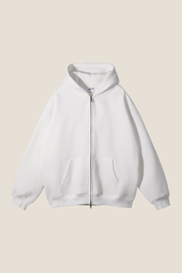 Women's Streetwear 350G Heavyweight Full Zip Hooded Jacket