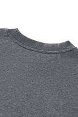 Women's 280g Cropped Oversized Terry Cuff Crewneck Tee
