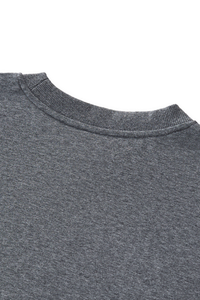 Women's 280g Cropped Oversized Terry Cuff Crewneck Tee