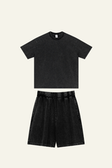 Men's Cotton Streetwear Set:T-Shirt & Short