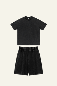 Men's Cotton Streetwear Set:T-Shirt & Short